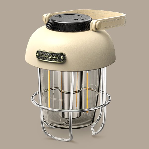 LED Portable Camping Lantern Type-C USB Charging Waterproof Hanging Camping Lantern